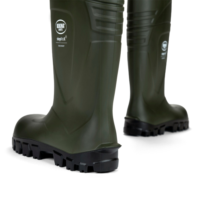 Cizme protectie Bekina StepliteX SolidGrip, S5, verde/negru [8]