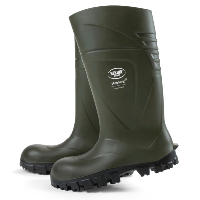 Cizme protectie Bekina StepliteX SolidGrip, S5, verde/negru [3]