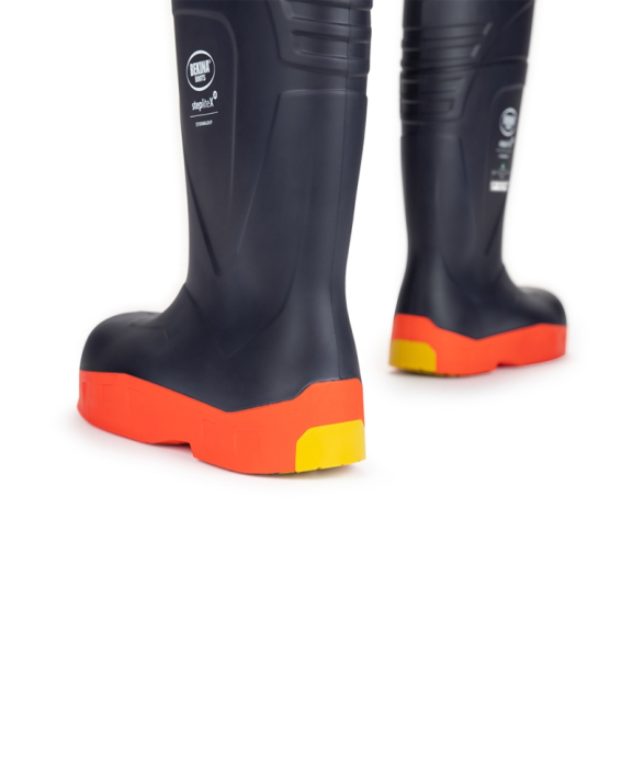 Cizme protectie Bekina StepliteX StormGrip, S5, bleumarin/portocaliu [8]