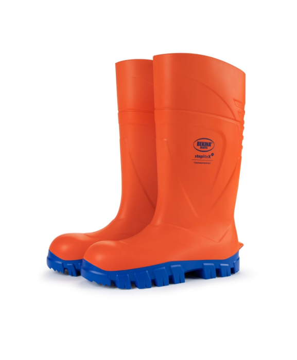 Cizme protectie Bekina StepliteX ThermoProtec, S5, portocaliu/albastru [2]