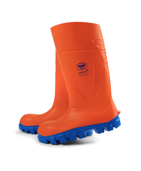 Cizme protectie Bekina StepliteX ThermoProtec, S5, portocaliu/albastru [3]