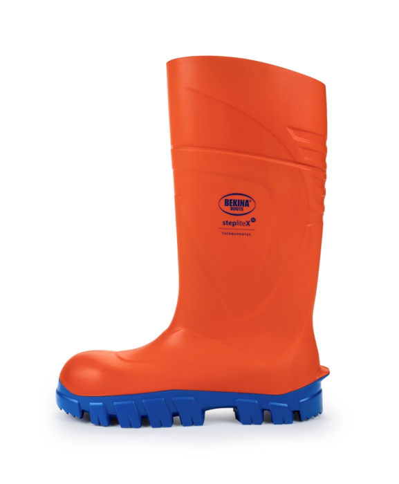Cizme protectie Bekina StepliteX ThermoProtec, S5, portocaliu/albastru [4]