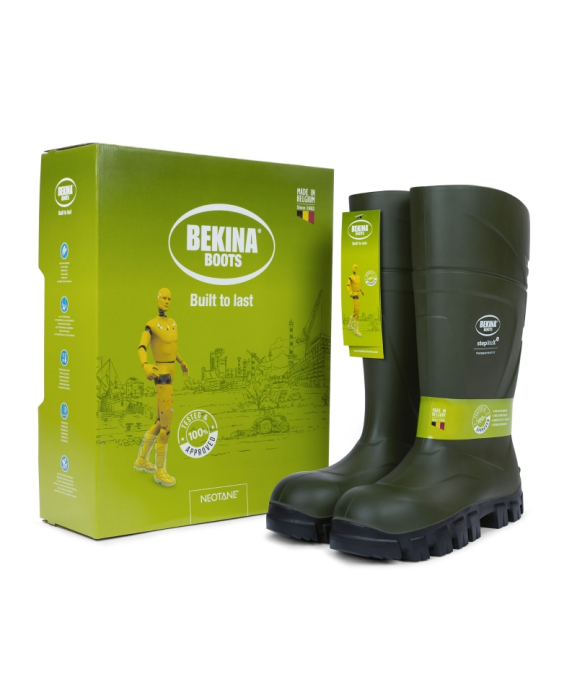 Cizme protectie Bekina StepliteX ThermoProtec, S5, verde/antracit [6]