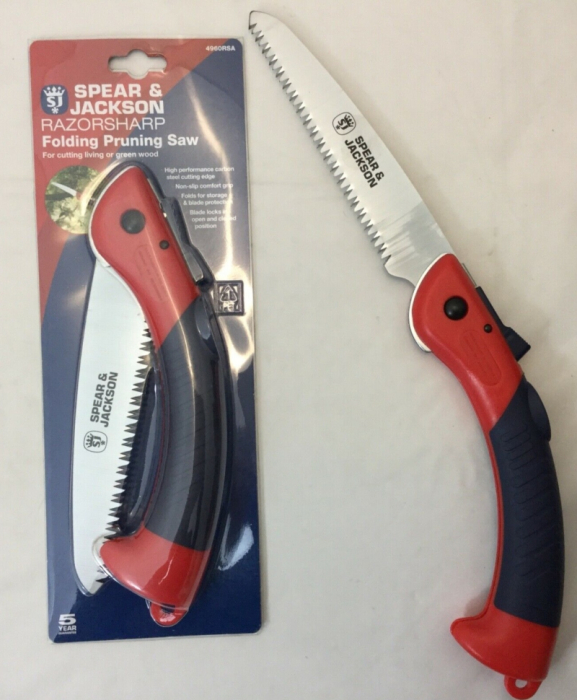Fierastrau de gradina pliabil cu maner din otel carbon 178 mm, 7 TPI, Spear & Jackson Razorsharp [4]