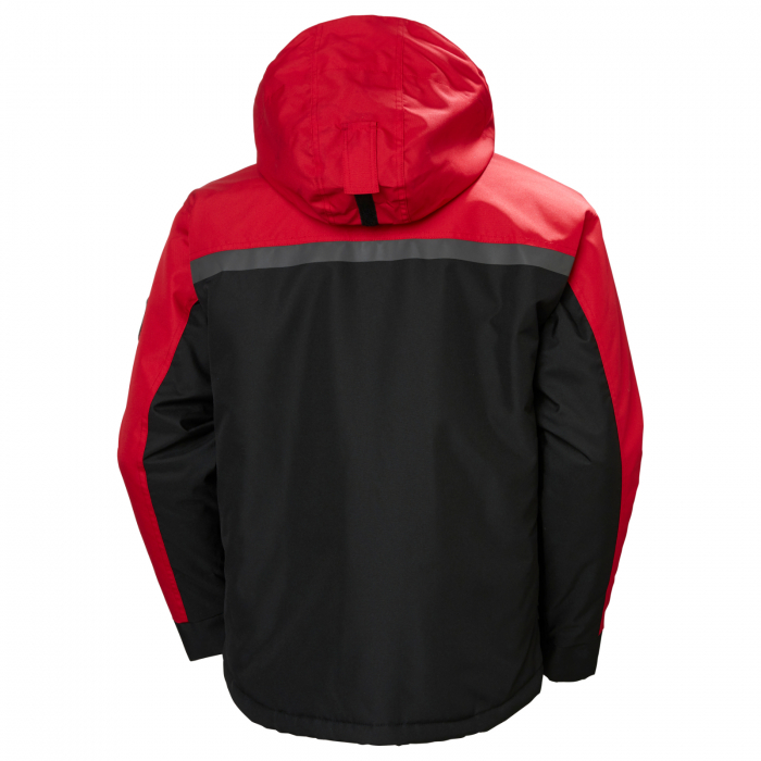 Geaca captusita cu gluga Helly Hansen Berg Winter, rosu/negru, S [2]