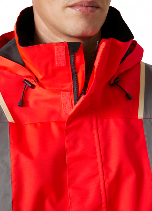 Geaca cu gluga Helly Hansen UC-ME Shell, impermeabila, reflectorizanta, HVC3 [5]