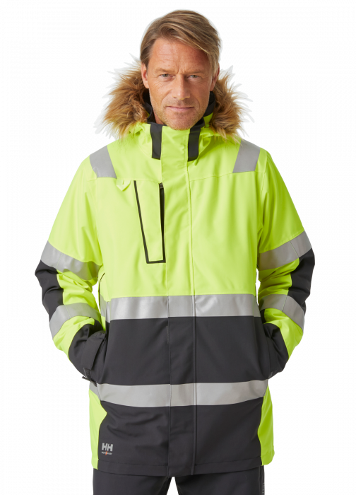 Geaca de iarna cu gluga imblanita Helly Hansen Alna 2.0 Winter Parka, impermeabila, reflectorizanta, HVC2, 3 [3]
