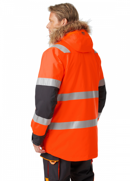 Geaca de iarna cu gluga imblanita Helly Hansen Alna 2.0 Winter Parka, impermeabila, reflectorizanta, HVC2, 3 [4]