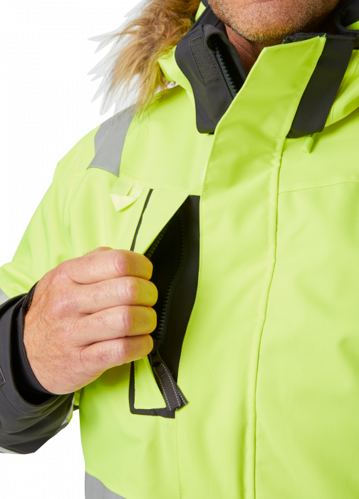 Geaca de iarna cu gluga imblanita Helly Hansen Alna 2.0 Winter Parka, impermeabila, reflectorizanta, HVC2, 3 [6]