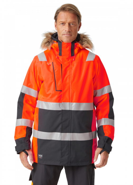Geaca de iarna cu gluga imblanita Helly Hansen Alna 2.0 Winter Parka, impermeabila, reflectorizanta, HVC2, 3 [3]
