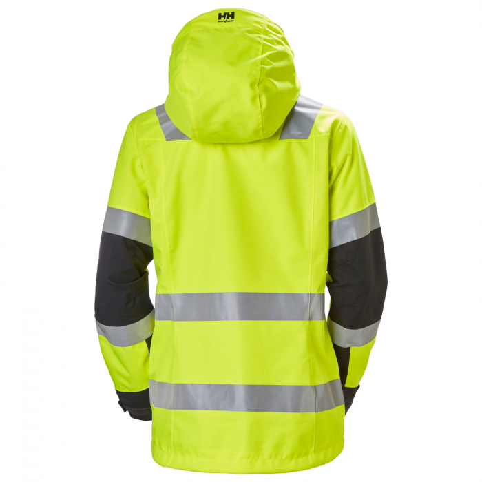 Geaca reflectorizanta dama cu gluga Helly Hansen Luna Winter CL2, galben/negru, S [2]