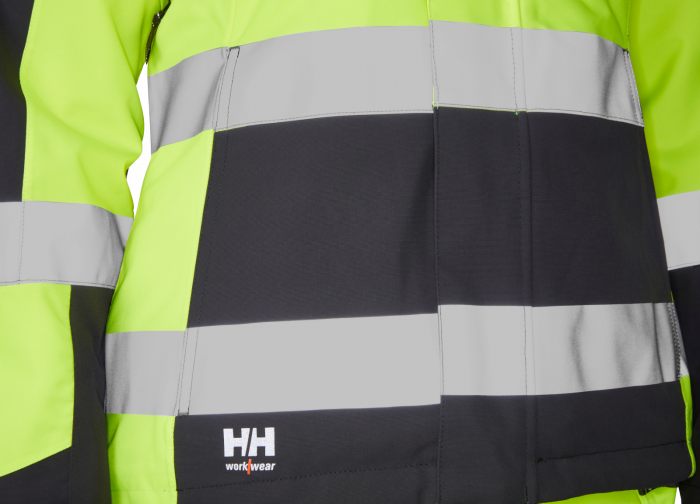 Geaca reflectorizanta dama cu gluga Helly Hansen Luna Winter CL2, galben/negru, S [8]