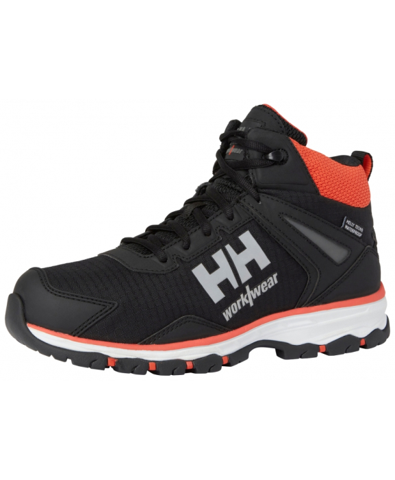 Ghete protectie Helly Hansen Chelsea Evolution 2 Mid HT Soft Toe, O2, HRO, SRC, ESD, negru/portocaliu [2]
