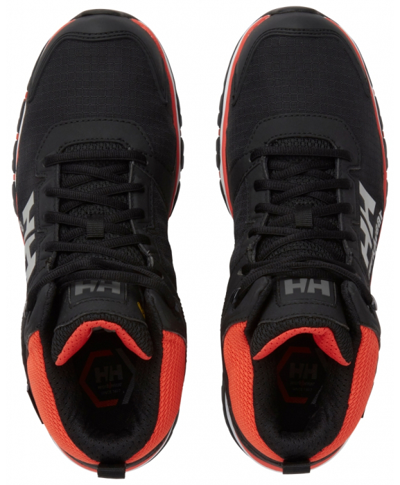 Ghete protectie Helly Hansen Chelsea Evolution 2 Mid HT Soft Toe, O2, HRO, SRC, ESD, negru/portocaliu [4]