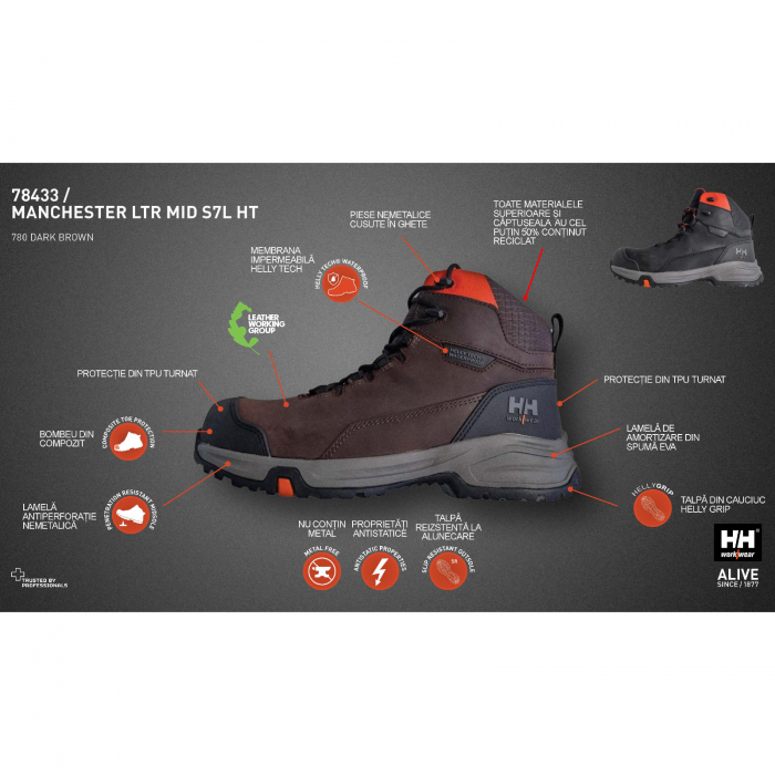 Ghete protectie Helly Hansen Manchester LTR Mid S7S HT [6]