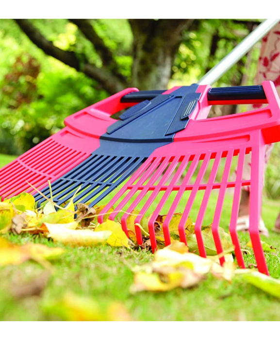 Grebla tip evantai flexibila, 3 in 1 cu dinti de plastic, coada de aluminiu, Spear & Jackson Garden Tidy [6]