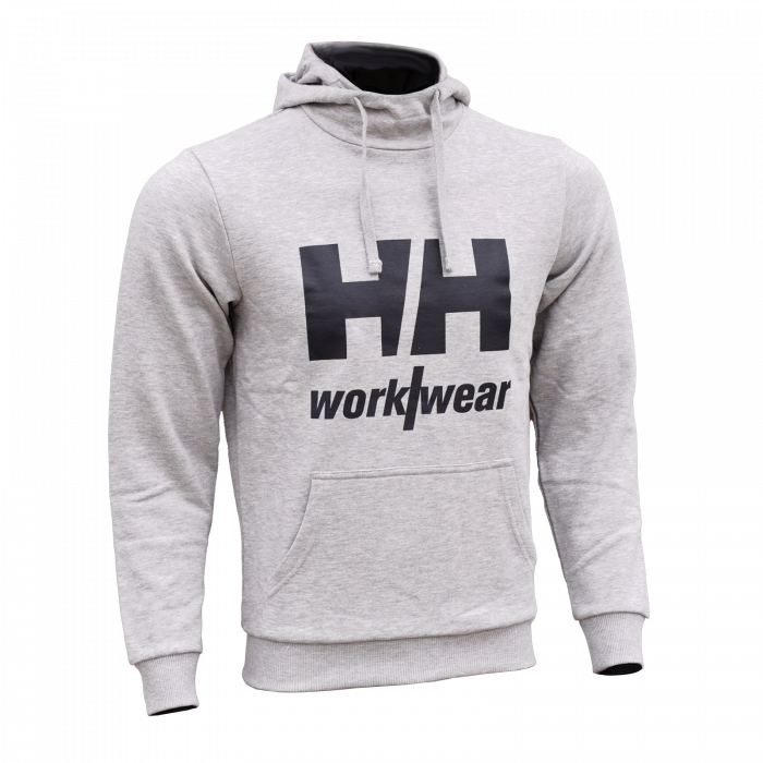 Hanorac cu gluga Helly Hansen Logo, gri deschis melanj, 2XL [1]