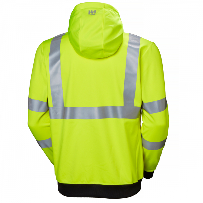 Hanorac reflectorizant cu gluga Helly Hansen Addvis Zip CL3, galben, L [2]