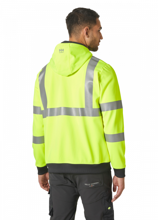 Hanorac reflectorizant cu gluga Helly Hansen Addvis Zip CL3, galben, L [4]