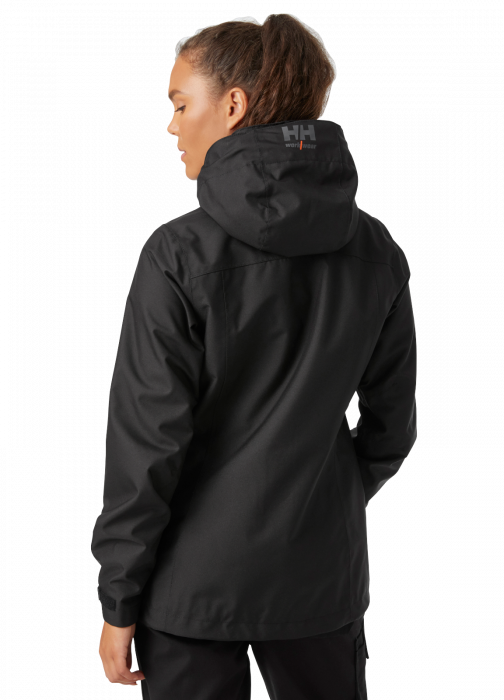Jacheta dama cu gluga Helly Hansen Luna Shell, neagra, S [4]
