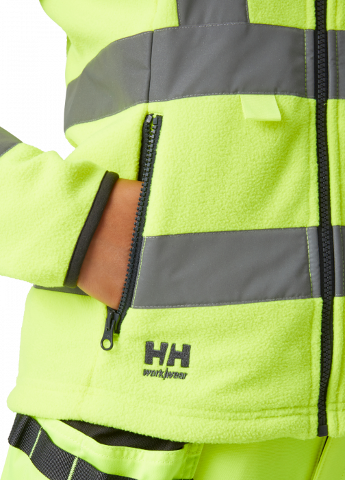 Jacheta reflectorizanta dama Helly Hansen Luna Fleece CL2, galbena, XS [6]