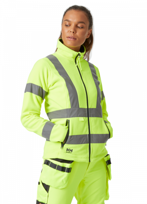 Jacheta reflectorizanta dama Helly Hansen Luna Fleece CL2, galbena, XS [3]