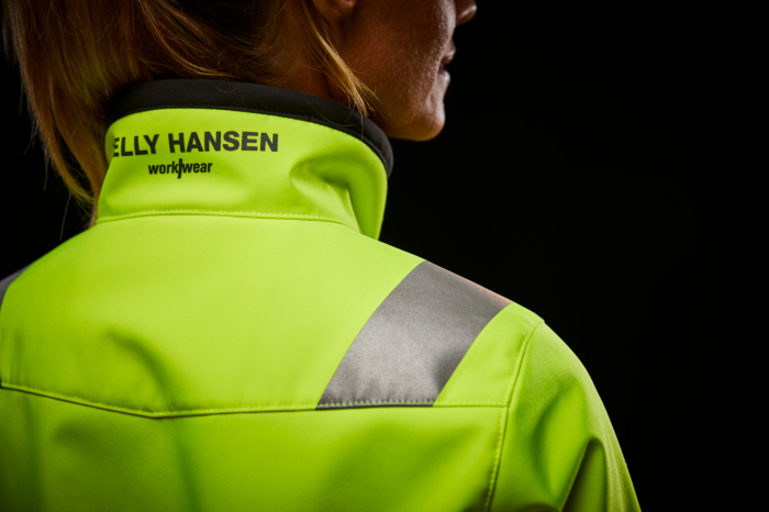 Jacheta reflectorizanta dama Helly Hansen Luna Softshell CL2, galben/negru, XS [10]