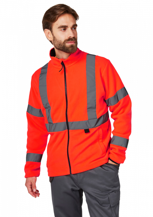 Jacheta reflectorizanta Helly Hansen Addvis Fleece CL3, rosie, S [3]