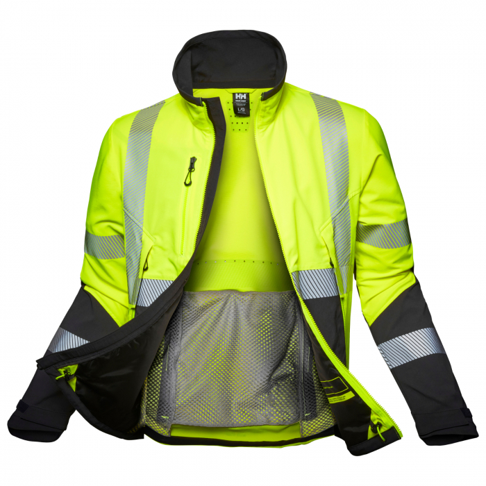 Jacheta reflectorizanta Helly Hansen ICU BRZ CL2, galben/negru, M [2]