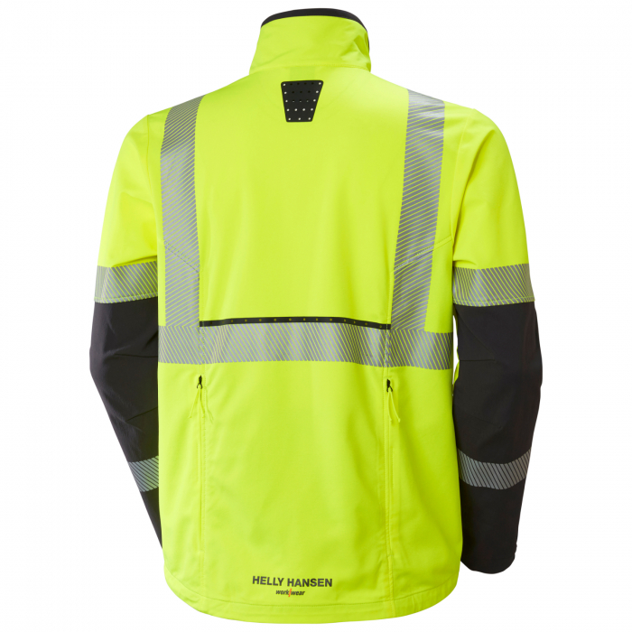 Jacheta reflectorizanta Helly Hansen ICU BRZ CL2, galben/negru, M [3]
