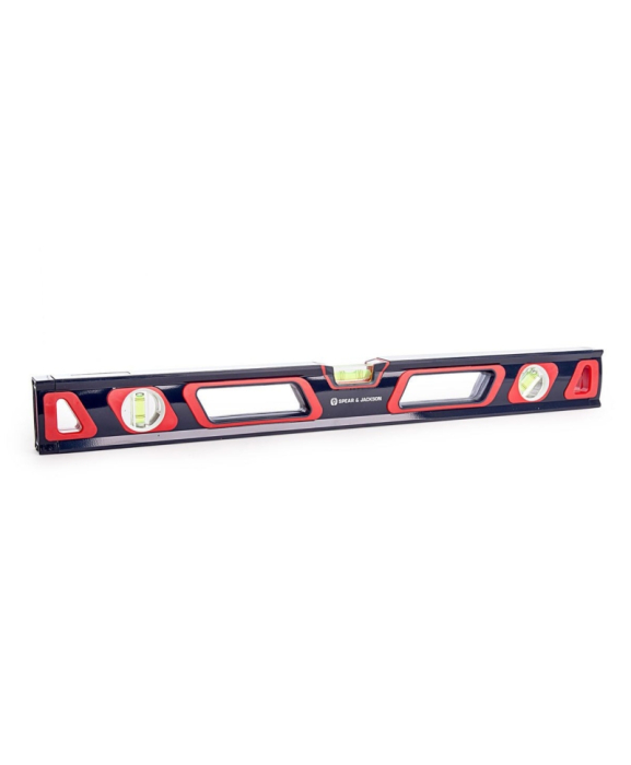 Nivela 600 mm cu corp de aluminiu, 3 bule de nivel, Spear & Jackson [2]