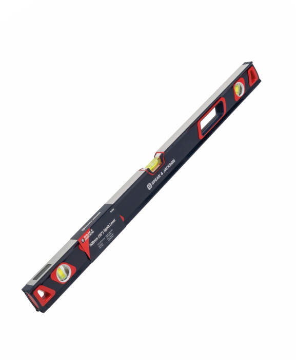 Nivela 900 mm cu corp de aluminiu, 3 bule de nivel, Spear & Jackson [2]