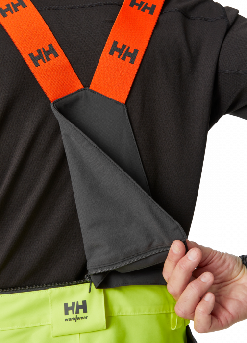 Pantaloni de lucru cu bretele Helly Hansen Alna 2.0 Shell Construction, impermeabili, reflectorizanti, HVC2 [5]