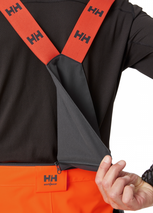 Pantaloni de lucru cu bretele Helly Hansen Alna 2.0 Shell Construction, impermeabili, reflectorizanti, HVC2 [5]