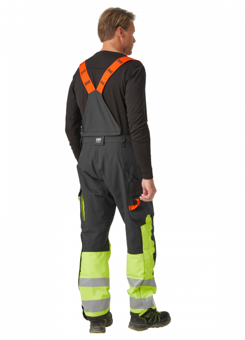 Pantaloni de lucru de iarna, cu bretele, Helly Hansen Alna 2.0 Winter, impermeabili, reflectorizanti, HVC1 [4]