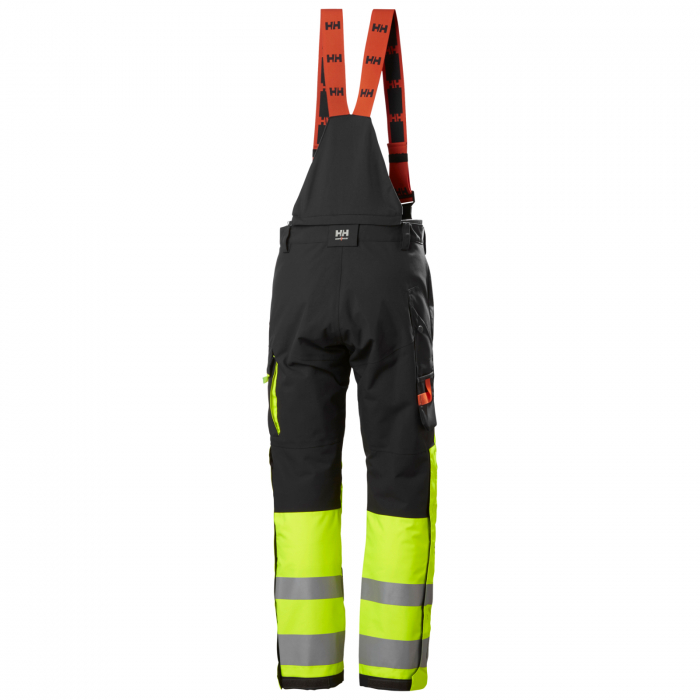 Pantaloni de lucru de iarna, cu bretele, Helly Hansen Alna 2.0 Winter, impermeabili, reflectorizanti, HVC1 [2]