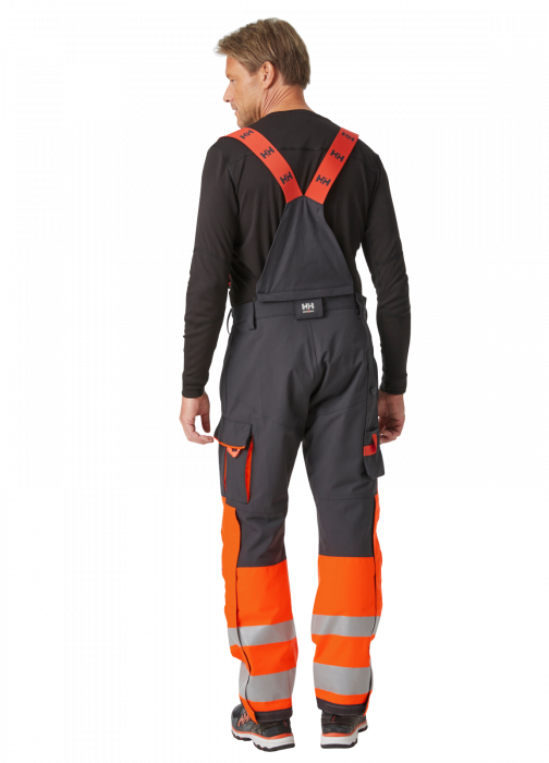 Pantaloni de lucru de iarna, cu bretele, Helly Hansen Alna 2.0 Winter, impermeabili, reflectorizanti, HVC1 [4]