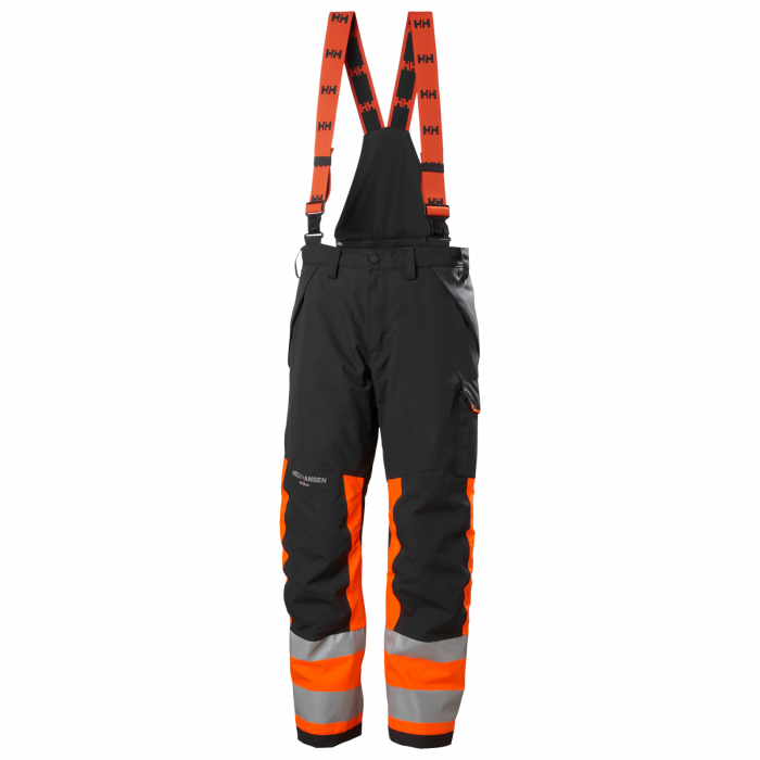 Pantaloni de lucru de iarna, cu bretele, Helly Hansen Alna 2.0 Winter, impermeabili, reflectorizanti, HVC1 [1]