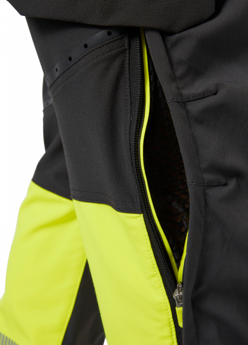 Pantaloni de lucru Helly Hansen ICU BRZ Cargo CL1, galben/negru, C156 [7]