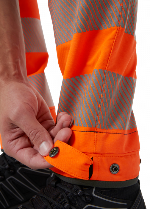 Pantaloni de lucru Helly Hansen ICU BRZ Cargo CL1, portocaliu/negru, D108 [7]