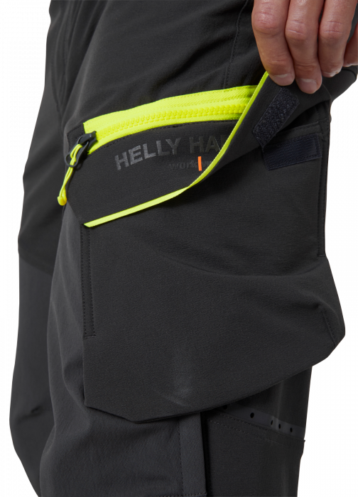 Pantaloni de lucru Helly Hansen ICU BRZ Cargo CL1, galben/negru, C156 [6]