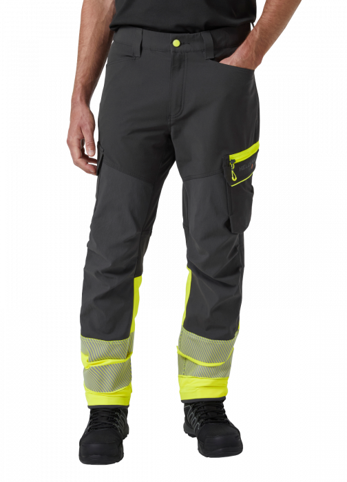 Pantaloni de lucru Helly Hansen ICU BRZ Cargo CL1, galben/negru, C156 [3]