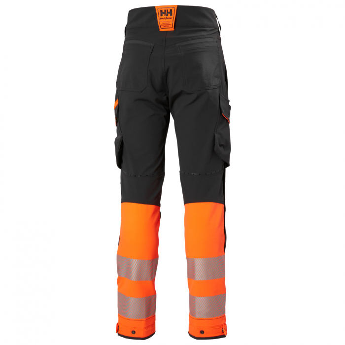 Pantaloni de lucru Helly Hansen ICU BRZ Cargo CL1, portocaliu/negru, D108 [2]