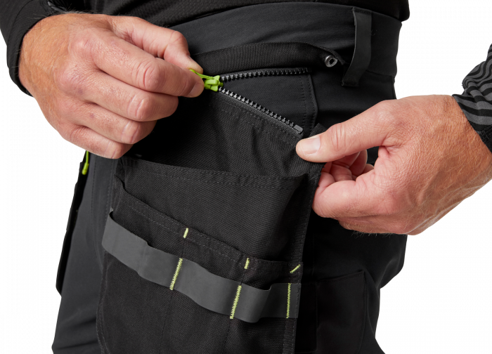 Pantaloni de lucru Helly Hansen Magni Construction, negri, C46 [7]