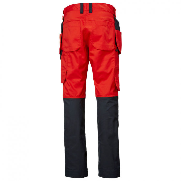 Pantaloni de lucru Helly Hansen Manchester Construction, rosu/negru, C44 [2]