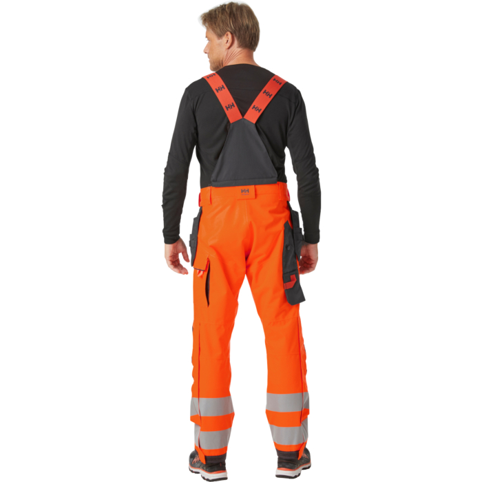 Pantaloni de lucru reflectorizanti cu bretele Helly Hansen Alna 2.0 Shell Construction Pant CL2 [4]