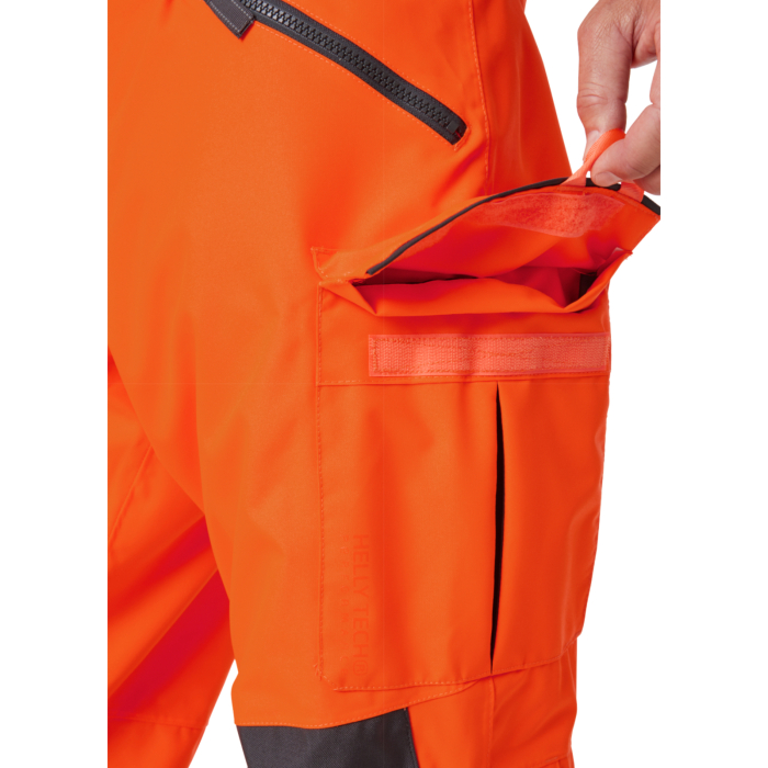 Pantaloni de lucru reflectorizanti cu bretele Helly Hansen Alna 2.0 Shell Construction Pant CL2 [7]