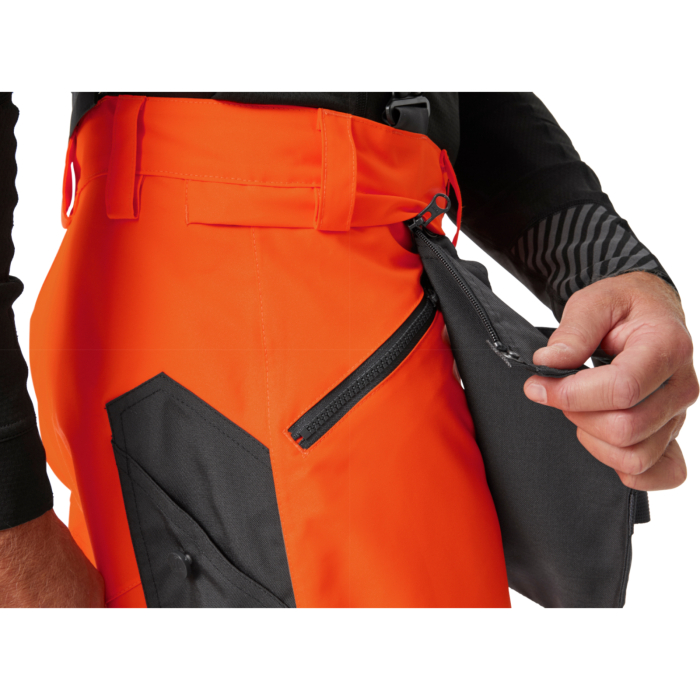 Pantaloni de lucru reflectorizanti cu bretele Helly Hansen Alna 2.0 Shell Construction Pant CL2 [6]