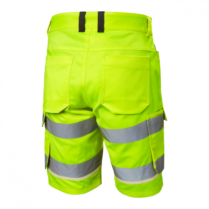 Pantaloni de lucru reflectorizanti scurti Helly Hansen UC-ME Cargo CL1, galben/negru, C74 [2]