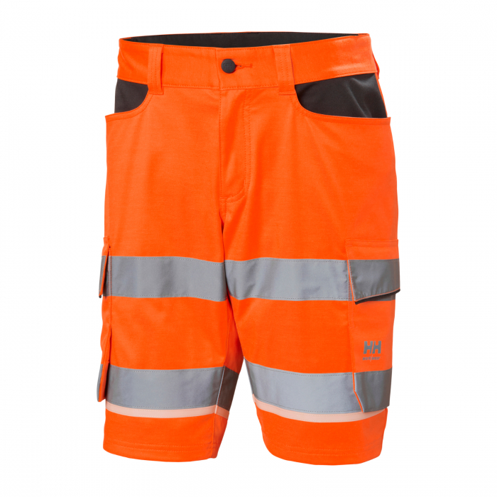 Pantaloni de lucru reflectorizanti scurti Helly Hansen UC-ME Cargo CL1, portocaliu/negru, C66 [1]